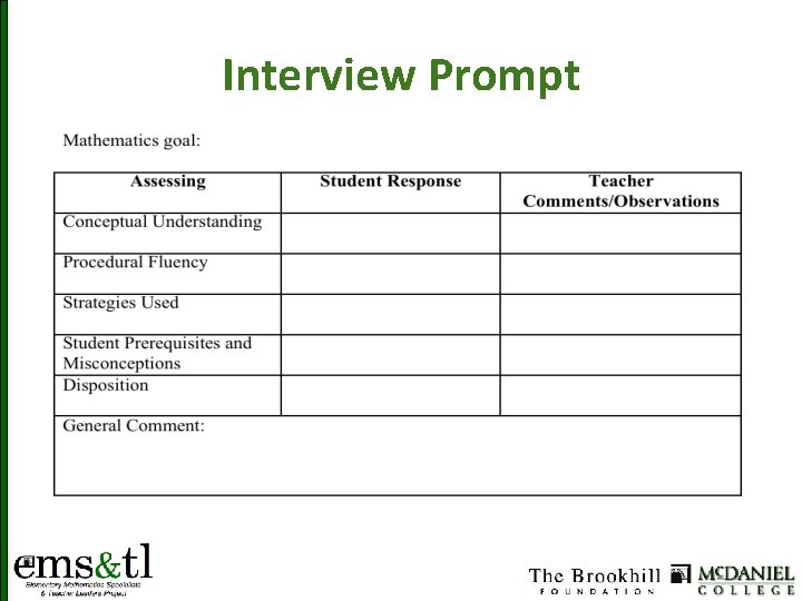Interview Prompt 