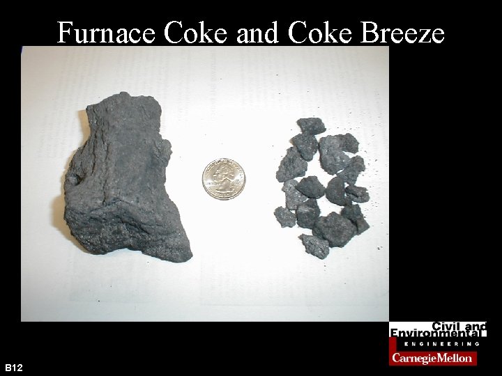 Furnace Coke and Coke Breeze B 12 