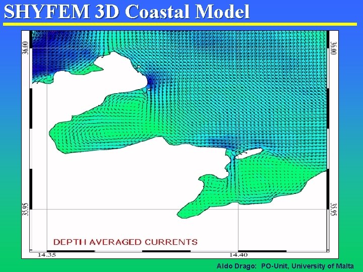 SHYFEM 3 D Coastal Model Aldo Drago: PO-Unit, University of Malta SHYFEM 3 D Coastal Model Aldo Drago: PO-Unit, University of Malta