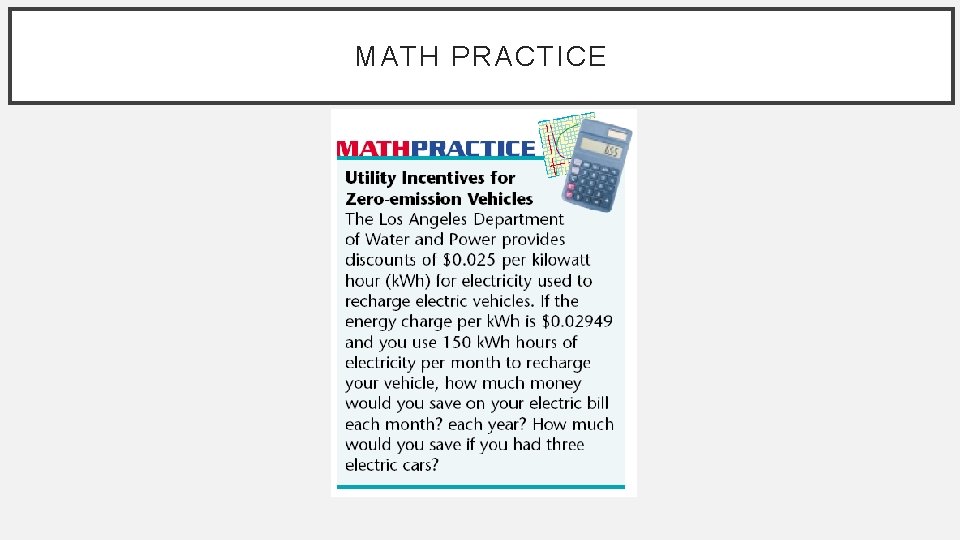 MATH PRACTICE 