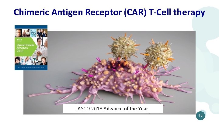 Chimeric Antigen Receptor (CAR) T-Cell therapy ASCO 2018 Advance of the Year 12 