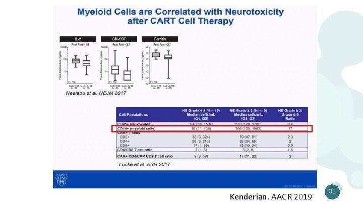 Kenderian. AACR 2019 30 