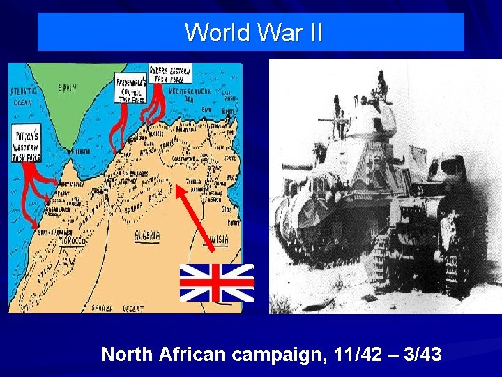 World War II North African campaign, 11/42 – 3/43 