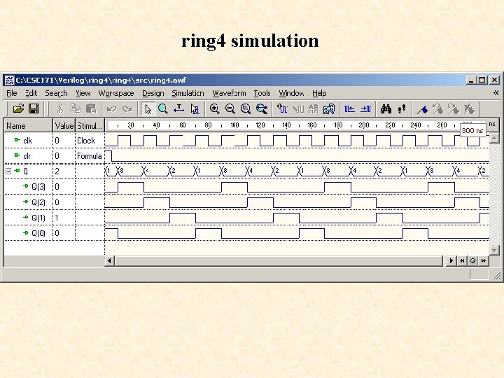 ring 4 simulation 