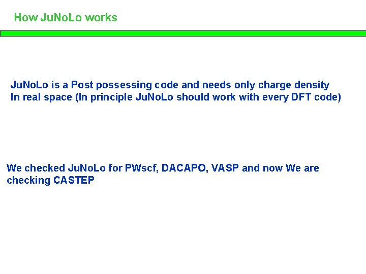 How Ju. No. Lo works Ju. No. Lo is a Post possessing code and