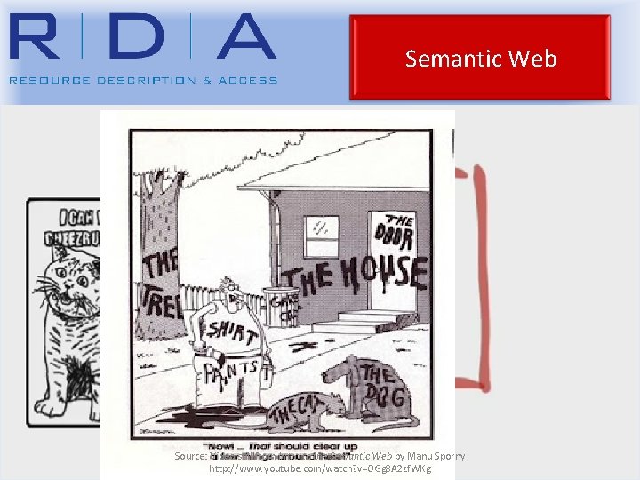 Semantic Web Source: Video still from Intro to the Semantic Web by Manu Sporny