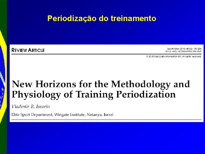 Periodização do treinamento 