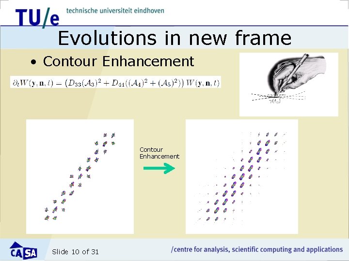 Evolutions in new frame • Contour Enhancement Slide 10 of 31 