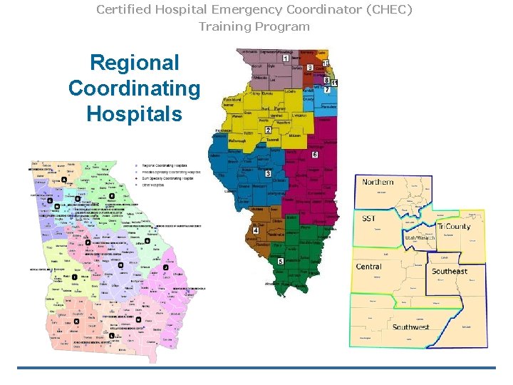 Certified Hospital Emergency Coordinator (CHEC) Training Program Regional Coordinating Hospitals Certified Hospital Emergency Coordinator (CHEC) Training Program Regional Coordinating Hospitals
