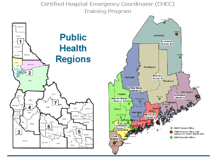 Certified Hospital Emergency Coordinator (CHEC) Training Program Public Health Regions Certified Hospital Emergency Coordinator (CHEC) Training Program Public Health Regions