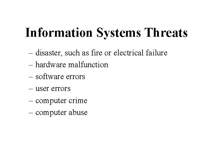 6 Stages of the Traditional Systems Life Cycle