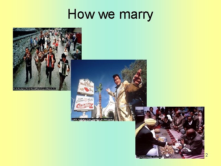 How we marry 12 