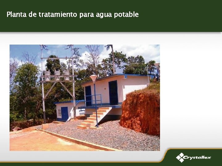 Planta de tratamiento para agua potable 