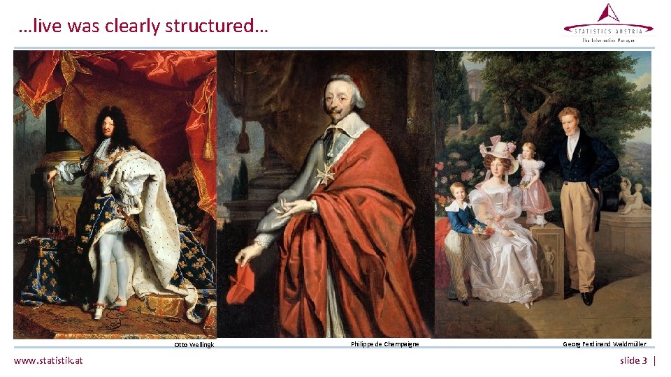 …live was clearly structured… Otto Wellingk www. statistik. at Philippe de Champaigne Georg Ferdinand …live was clearly structured… Otto Wellingk www. statistik. at Philippe de Champaigne Georg Ferdinand