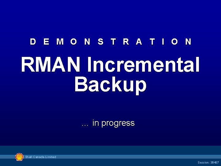D E M O N S T R A T I O N RMAN