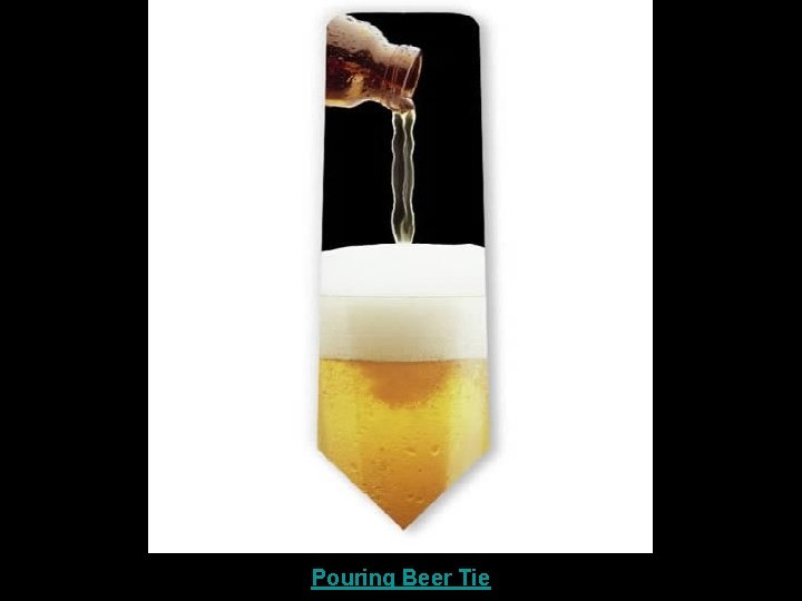 Pouring Beer Tie 
