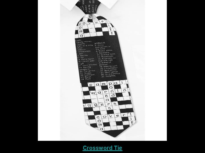Crossword Tie 