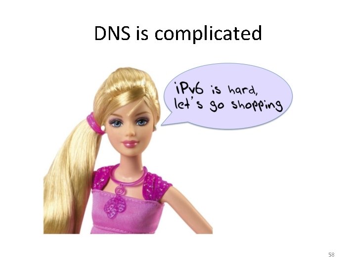 DNS is complicated 58 