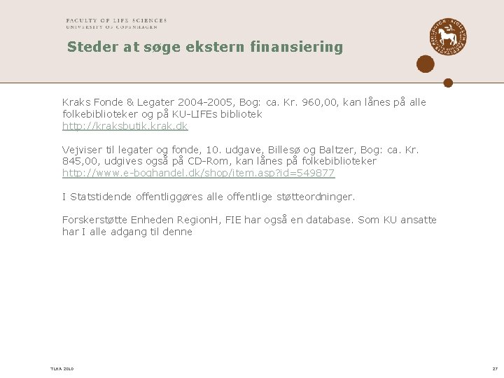 Steder at søge ekstern finansiering Kraks Fonde & Legater 2004 -2005, Bog: ca. Kr. Steder at søge ekstern finansiering Kraks Fonde & Legater 2004 -2005, Bog: ca. Kr.