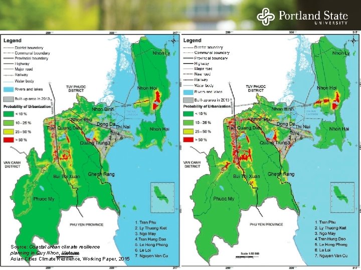 Source: Coastal urban climate resilience planning in Quy Nhon, Vietnam Asian Cities Climate Resilience,