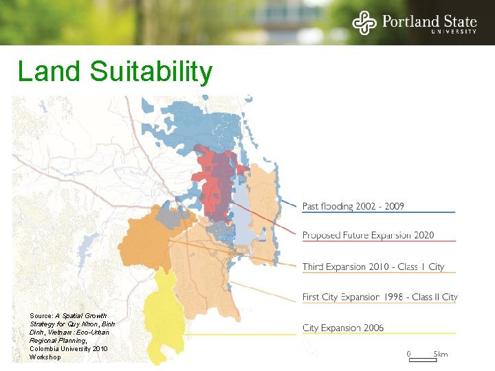 Land Suitability Source: A Spatial Growth Strategy for Quy Nhon, Binh Dinh, Vietnam: Eco-Urban