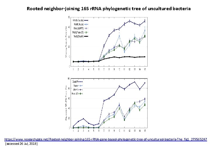 Rooted neighbor-joining 16 S r. RNA phylogenetic tree of uncultured bacteria https: //www. researchgate.