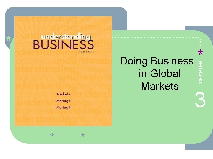 Doing Business in Global Markets Nickels 1 -1 * Mc. Hugh * CHAPTER **