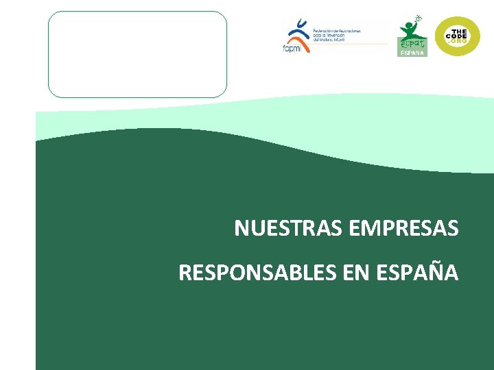 Logotipo empresa NUESTRAS EMPRESAS RESPONSABLES EN ESPAÑA 