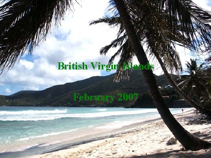British Virgin Islands February 2007 