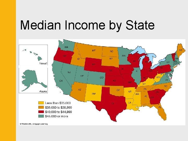 Median Income by State 