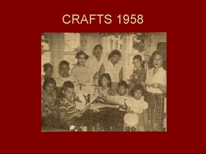 CRAFTS 1958 