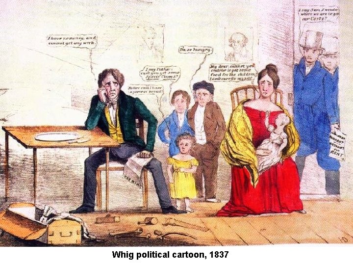 Whig political cartoon, 1837 