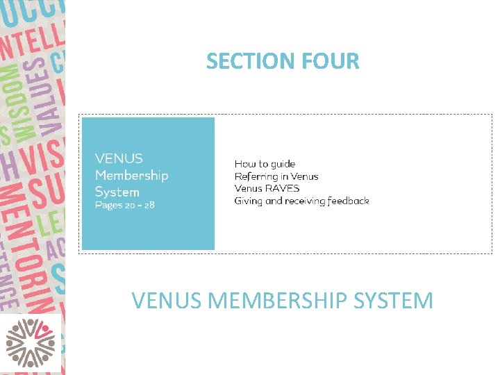 SECTION FOUR VENUS MEMBERSHIP SYSTEM 