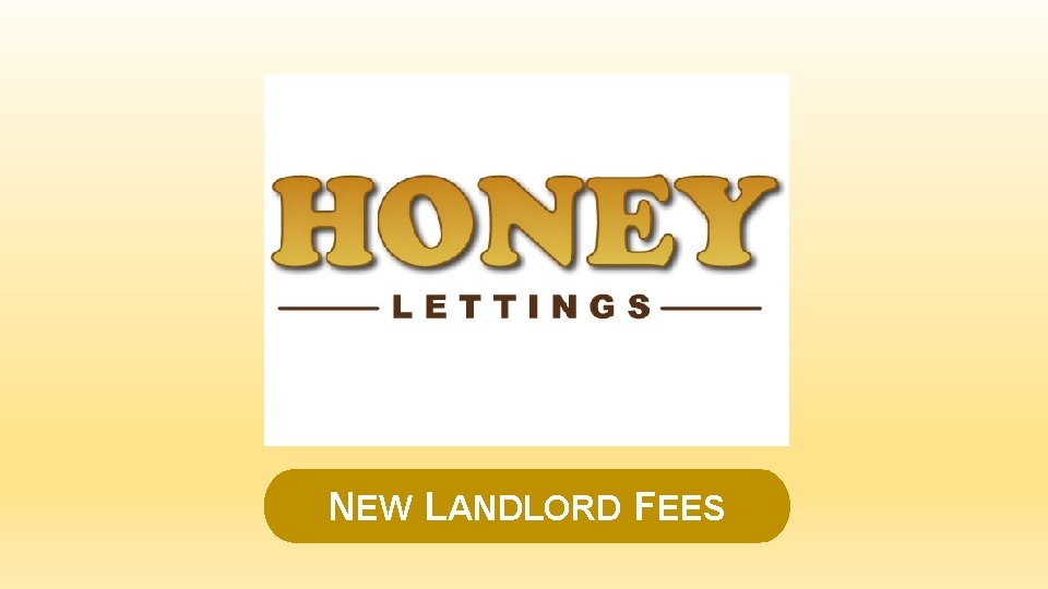 NEW LANDLORD FEES 