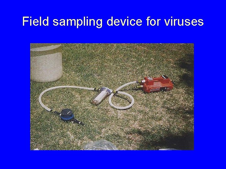 Field sampling device for viruses 