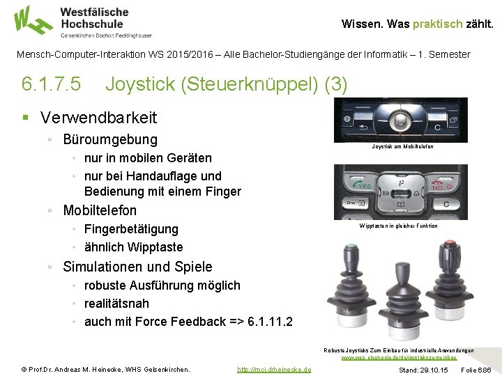 Wissen. Was praktisch zählt. Mensch-Computer-Interaktion WS 2015/2016 – Alle Bachelor-Studiengänge der Informatik – 1.