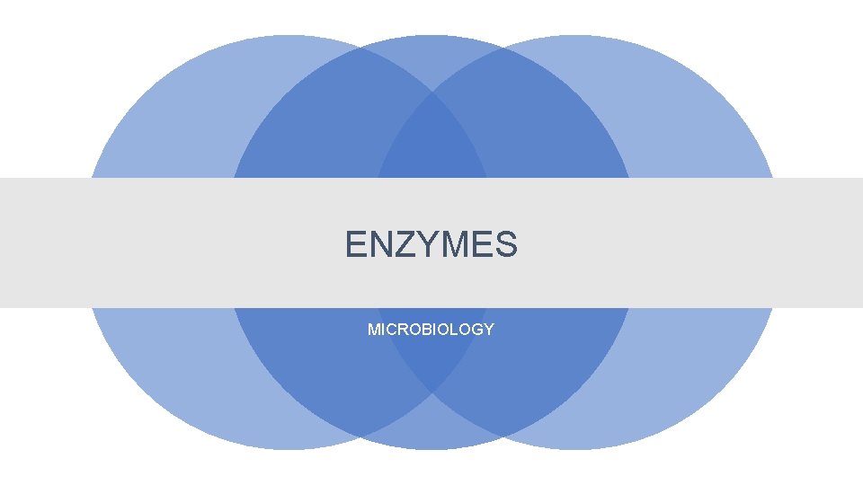 ENZYMES MICROBIOLOGY 