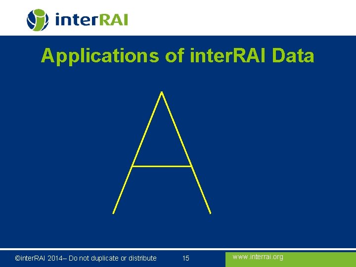 Applications of inter. RAI Data ©inter. RAI 2014– Do not duplicate or distribute 15