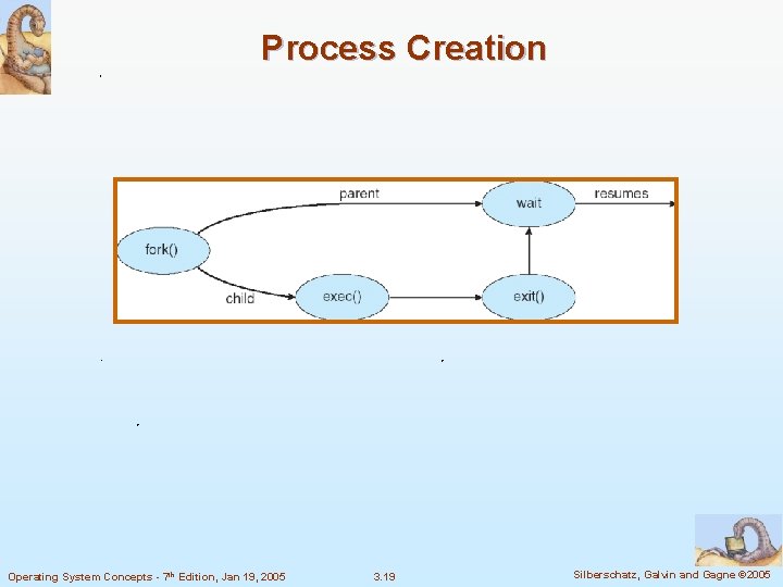 Process Creation Operating System Concepts - 7 th Edition, Jan 19, 2005 3. 19