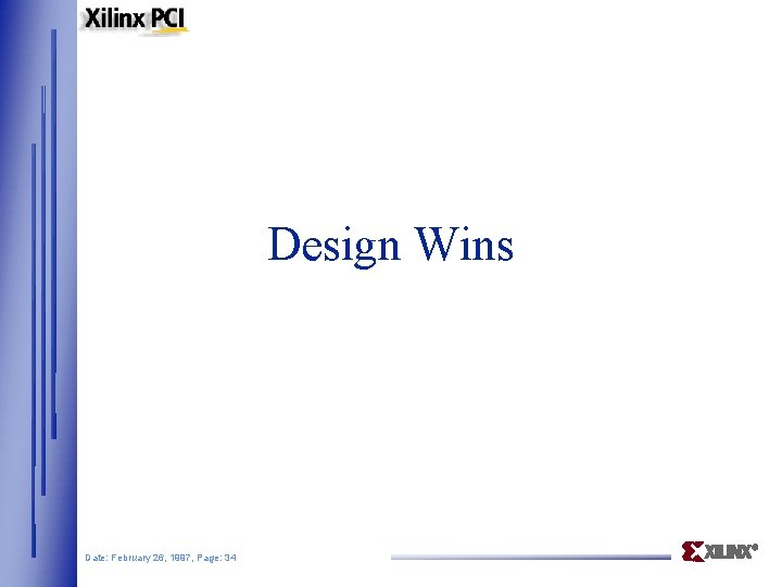 Design Wins Date: February 26, 1997, Page: 34 