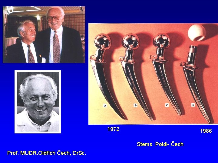 1972 1986 Stems Poldi- Čech Prof. MUDR. Oldřich Čech, Dr. Sc. 