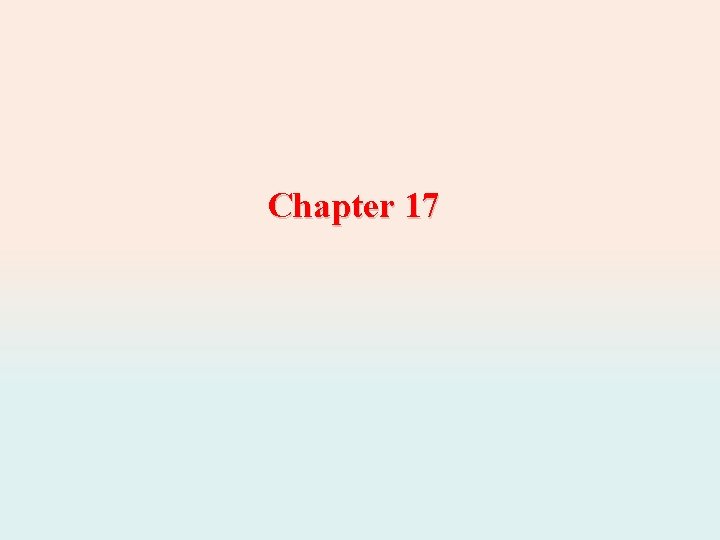 Chapter 17 