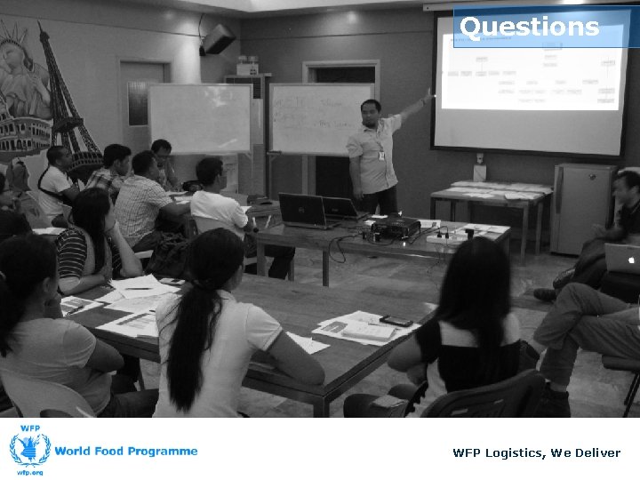 Questions WFP Logistics, We Deliver 