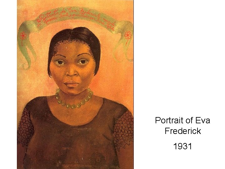 Portrait of Eva Frederick 1931 