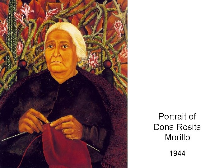 Portrait of Dona Rosita Morillo 1944 