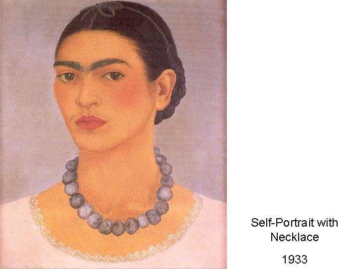 Self-Portrait with Necklace 1933 