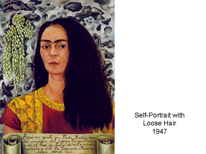 Self-Portrait with Loose Hair 1947 