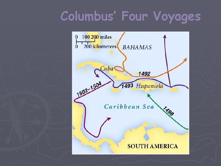 Columbus’ Four Voyages 