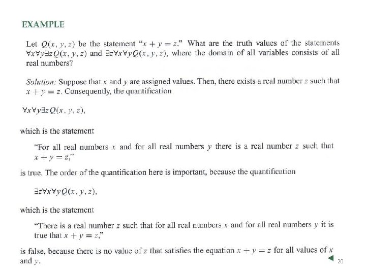 7 COCS 222 - Discrete Structures 9/25/2020 