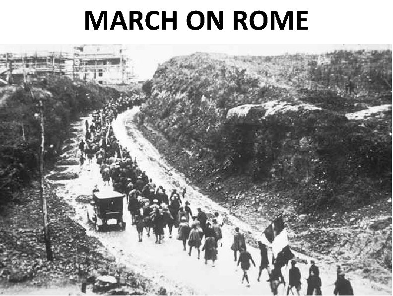 MARCH ON ROME 